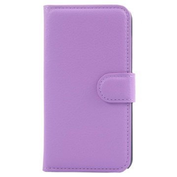 Huawei Ascend Y550 Wallet Nahkakotelo Violetti