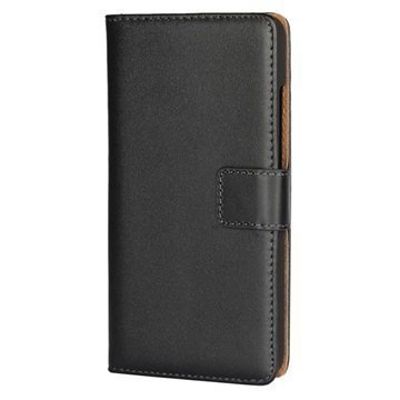 Huawei Enjoy 5 / Y6 Pro Slim Wallet Leather Case Black
