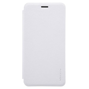 Huawei Enjoy 6 Nillkin Sparkle Läppäkotelo Valkoinen