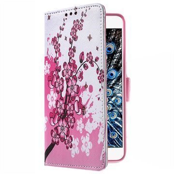 Huawei Honor 6 Lompakkokotelo Kirsikkapuun kukat