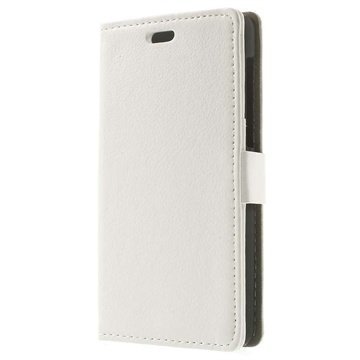 Huawei Honor 6 Wallet Nahkakotelo Valkoinen