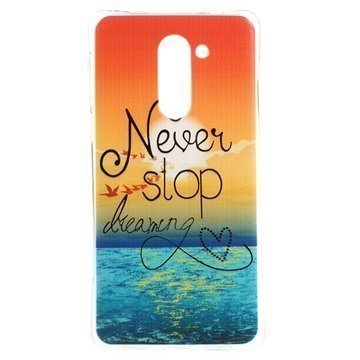 Huawei Honor 6x (2016) TPU Case Never Stop Dreaming