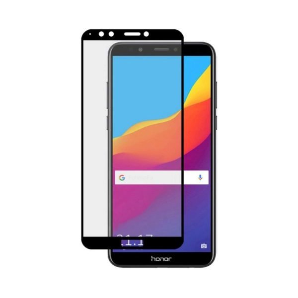 Huawei Honor 7c Panssarilasi 2.5d Full Cover Musta
