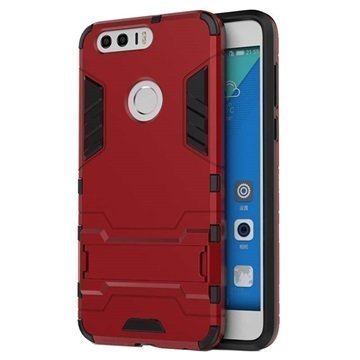 Huawei Honor 8 Hybrid Case Punainen