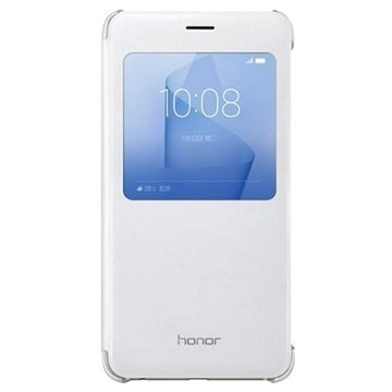 Huawei Honor 8 Ikkunallinen Suojakotelo Valkoinen
