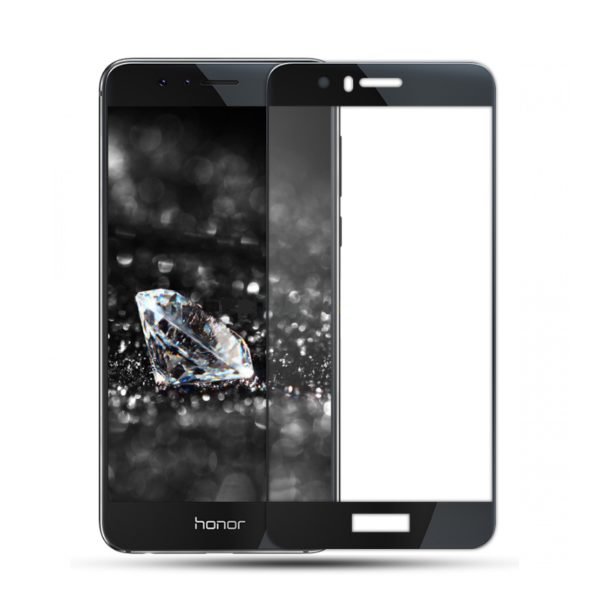 Huawei Honor 8 Lite Panssarilasi 2.5d Full Cover Musta