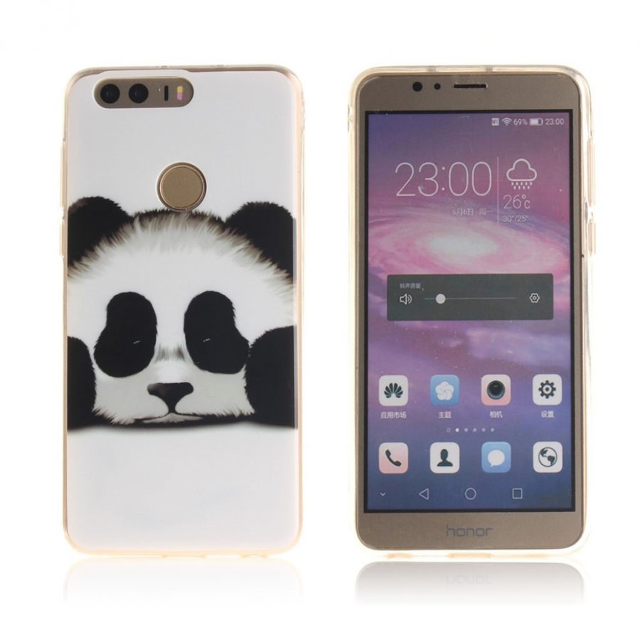 Huawei Honor 8 Pehmeä Joustava Kuori Ihana Panda