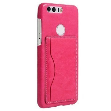 Huawei Honor 8 Retro Kickstand Cover Hot Pink
