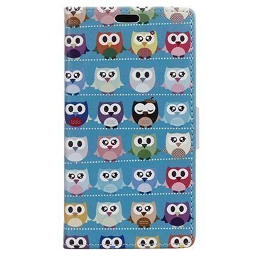 Huawei Honor 8 Wallet Case Baby Owls