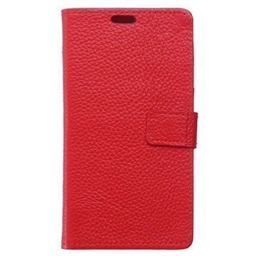 Huawei Honor 8 Wallet Leather Case Red