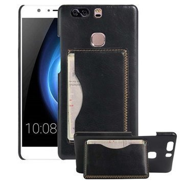 Huawei Honor V8 Retro Kickstand Cover Black