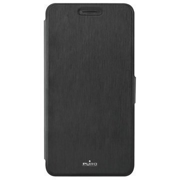 Huawei Mate 8 Puro Wallet Kotelo Musta