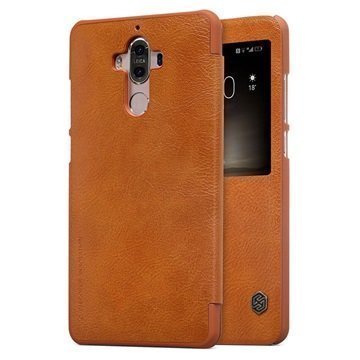 Huawei Mate 9 Nillkin Qin Smart View Flip Case Brown