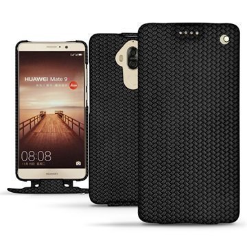 Huawei Mate 9 Noreve Tradition Flip Case Abaca Musta