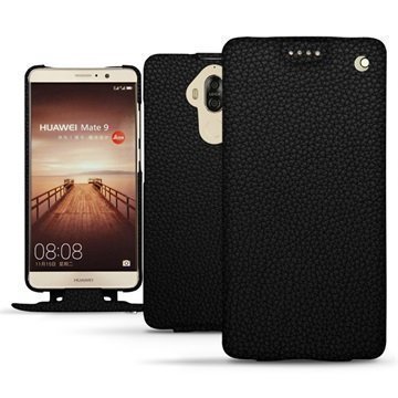 Huawei Mate 9 Noreve Tradition Flip Case Eebenpuunmusta