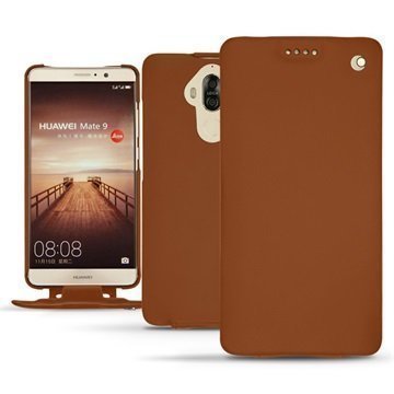 Huawei Mate 9 Noreve Tradition Flip Case Ruskea