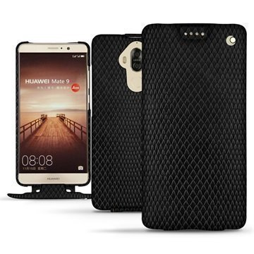 Huawei Mate 9 Noreve Tradition Flip Case Serpent Musta