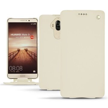 Huawei Mate 9 Noreve Tradition Flip Case Valkoinen