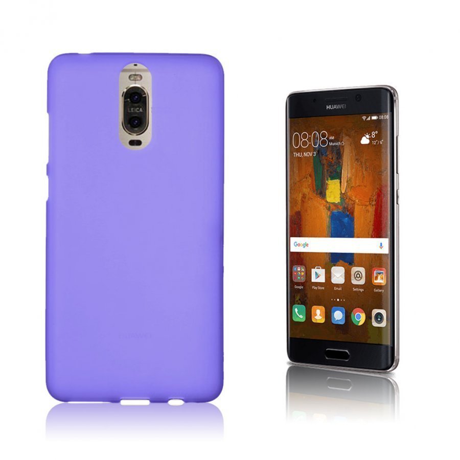 Huawei Mate 9 Pro Kaksipuolinen Huurteinen Joustva Kuori Violetti