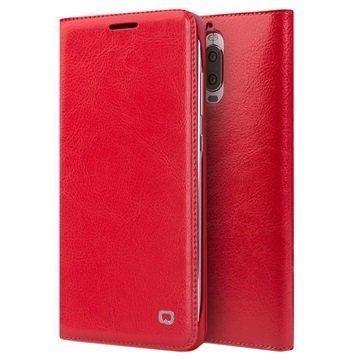 Huawei Mate 9 Pro Mate 9 Porsche Design Qialino Leather Case Red