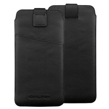 Huawei Mate 9 Pro Mate 9 Porsche Design Qialino Leather Pouch Black