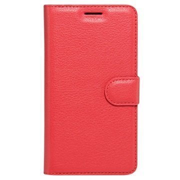 Huawei Mate 9 Pro Mate 9 Porsche Design Textured Wallet Case Red