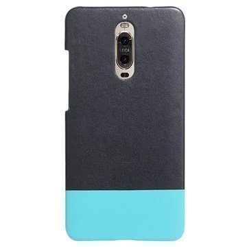 Huawei Mate 9 Pro Mate 9 Porsche Design Two-tone Case Black / Cyan