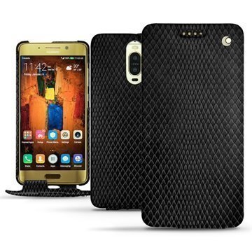 Huawei Mate 9 Pro Noreve Tradition Flip Case Serpent Musta