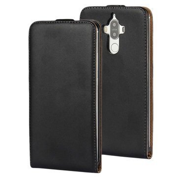 Huawei Mate 9 Vertical Flip Leather Case Black