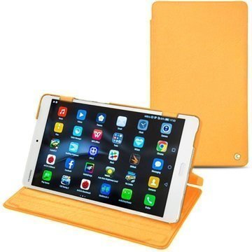 Huawei MediaPad M3 8.4 Noreve Tradition Leather Case Oranssi
