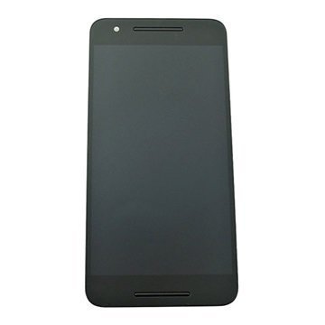 Huawei Nexus 6P Etukuori & LCD Näyttö Musta