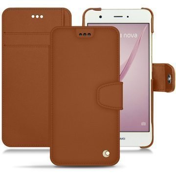 Huawei Nova Noreve Tradition B Wallet Case Ruskea