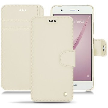 Huawei Nova Noreve Tradition B Wallet Case Valkoinen