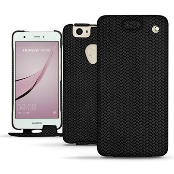 Huawei Nova Noreve Tradition Flip Case Abaca Musta