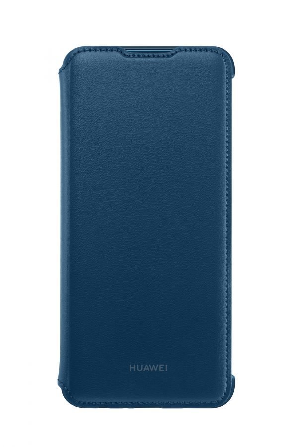 Huawei P Smart 2019 Flip Cover Blue Suojakotelo