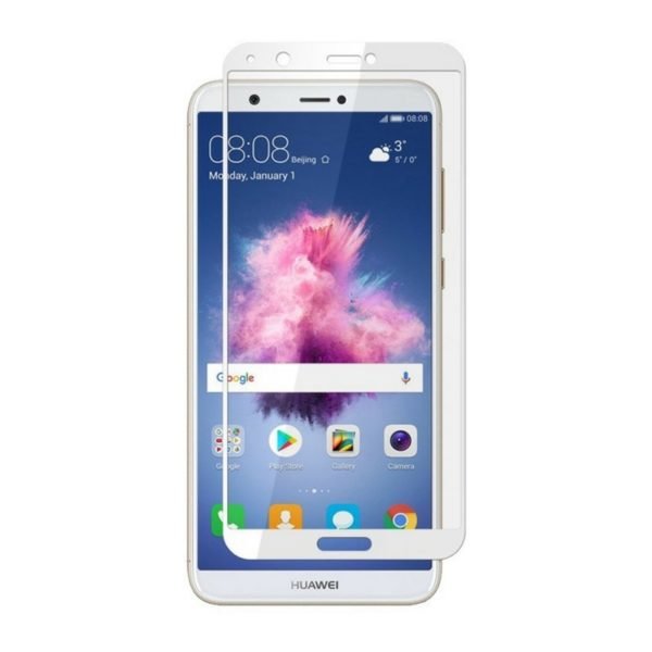 Huawei P Smart Panssarilasi 2.5d Full Cover Valkoinen