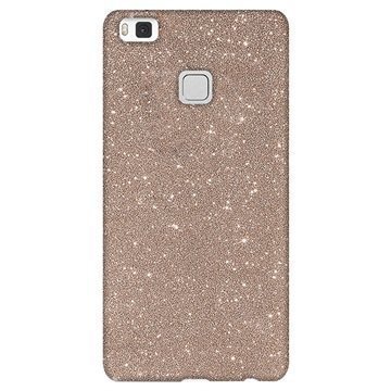 Huawei P10 Lite Puro Glitter Kotelo Kulta