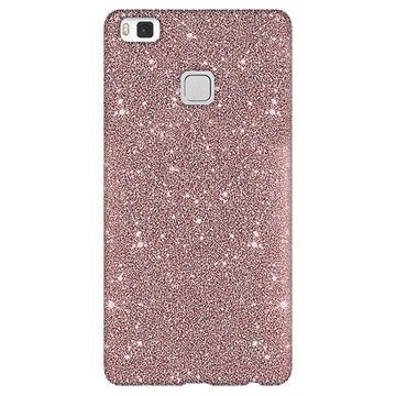 Huawei P10 Lite Puro Glitter Kotelo Ruusukulta