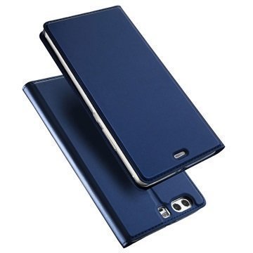 Huawei P10 Plus Dux Ducis Wallet Case Blue