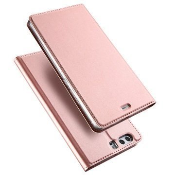 Huawei P10 Plus Dux Ducis Wallet Case Pink