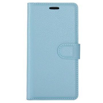 Huawei P10 Textured Wallet Case Blue