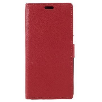 Huawei P8 Lite (2017) kuvioitu lompakkokotelo â" Punainen