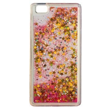 Huawei P8 Lite Urban Iphoria Glamour Case Gold / Pink