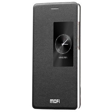 Huawei P8 Mofi Hui Series Smart Läppäkotelo Musta