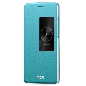 Huawei P8 Mofi Hui Series Smart Läppäkotelo Sininen