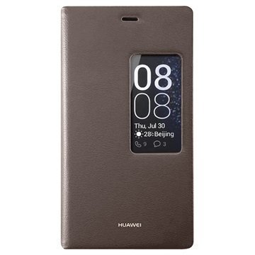 Huawei P8 View Läppäkotelo Ruskea