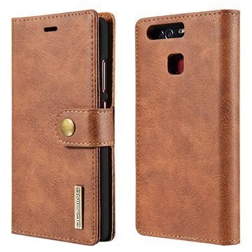 Huawei P9 Dg.Ming 2-in-1 Wallet Case Brown