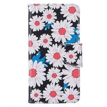 Huawei P9 Glam Wallet Case Flowers
