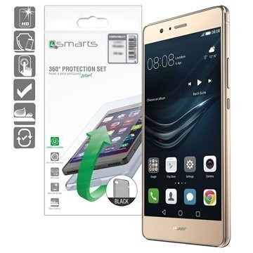 Huawei P9 Lite 4smarts 360 Suojaussetti Musta