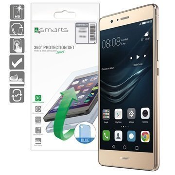 Huawei P9 Lite 4smarts 360 Suojaussetti Sininen